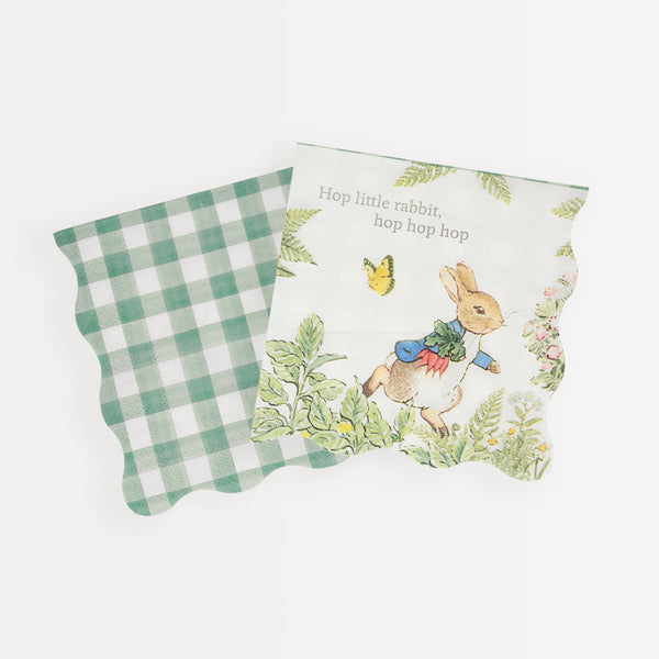 These napkins are perfect as Easter napkins or for a Peter Rabbit party. Image3