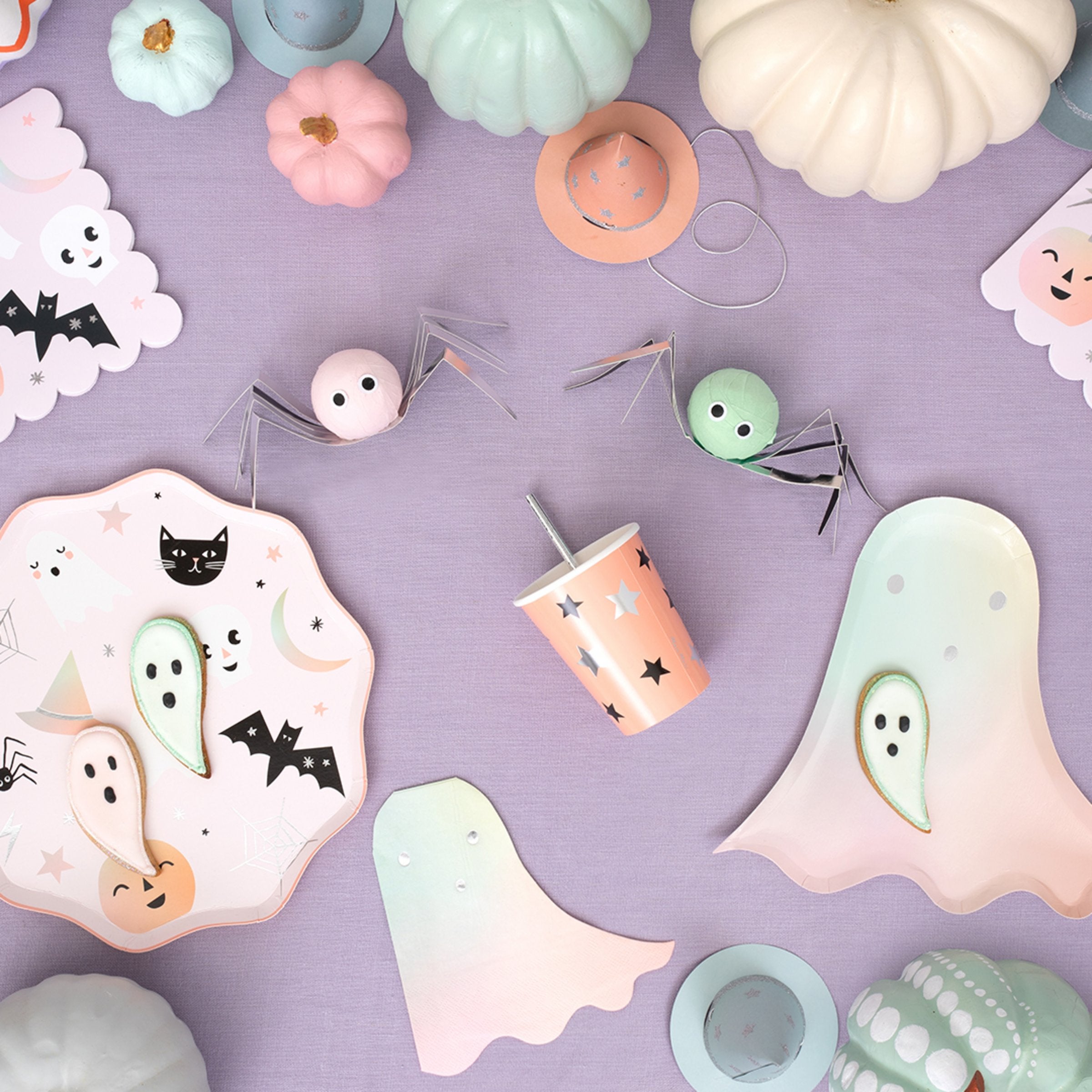 Make terrific Halloween cookies with this stainless steel set of 6 shapes.