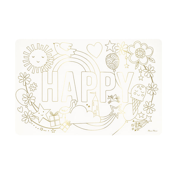 Colouring time is here, with out special kids placemats featuring happy illustrations. Image5
