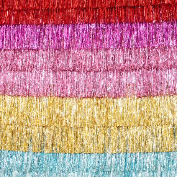 Gold Tinsel Fringe Garland Image6