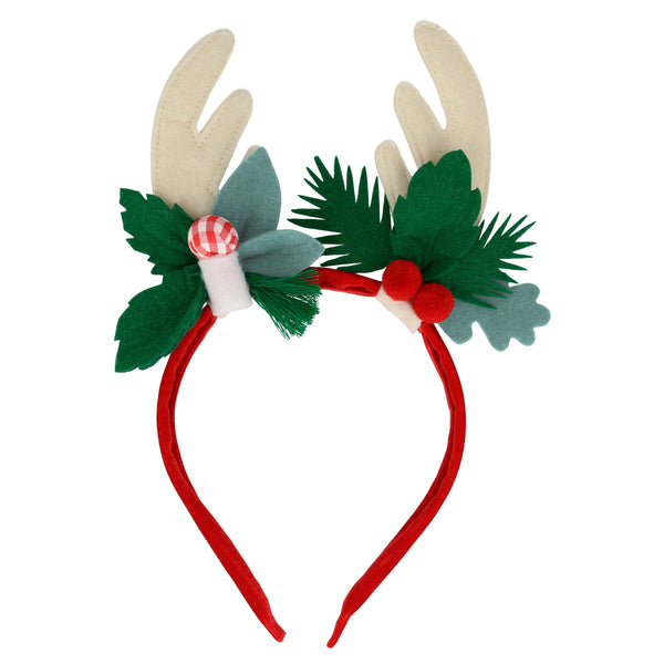 Our felt reindeer antlers make a fabulous kids Christmas costume.