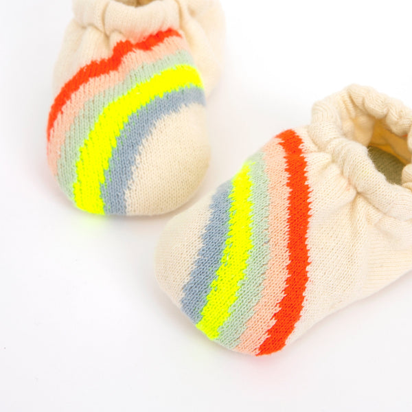 Rainbow Baby Booties Image2