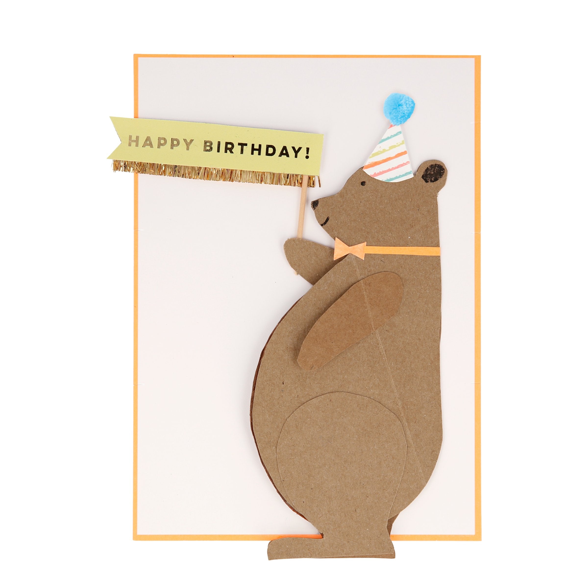 Our embellished bear card is the perfect birthday card for a special friend.