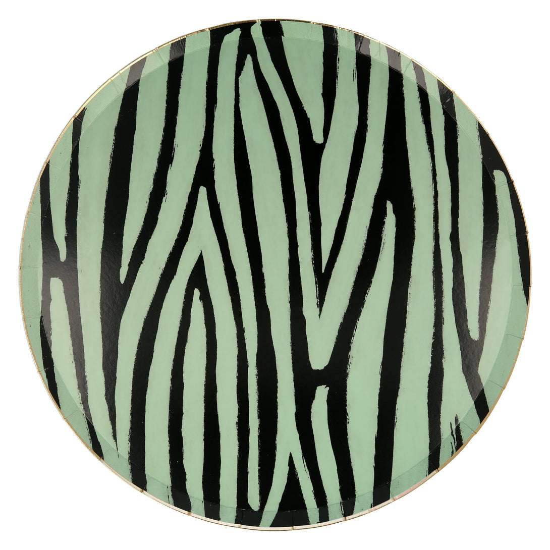 Our animal print dinner plates are fabulous paper plates for a safari party.