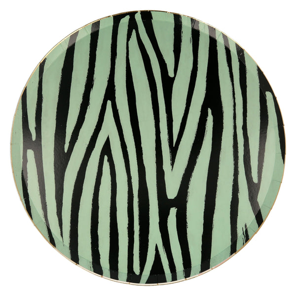 Our animal print dinner plates are fabulous paper plates for a safari party. Image3