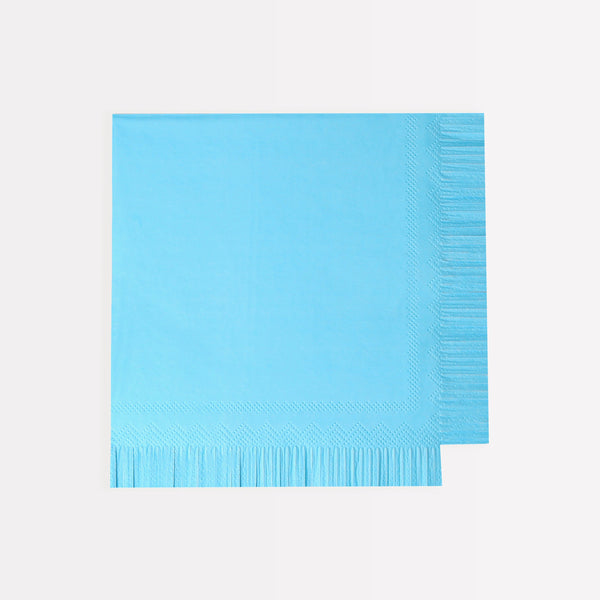 Our party napkins, in bright colours, add a decorative touch to your birthday party table. Image6