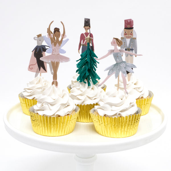 Make the most wonderful Christmas cupcakes with our special Nutcracker Christmas kit.