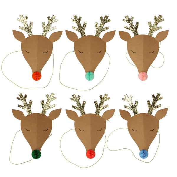 Our reindeer hats make excellent party hats for kids, and fun party hats for adults. Image4