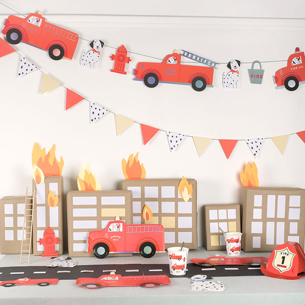 Our fabulous paper party hats are ideal for a firefighter birthday party. Image2