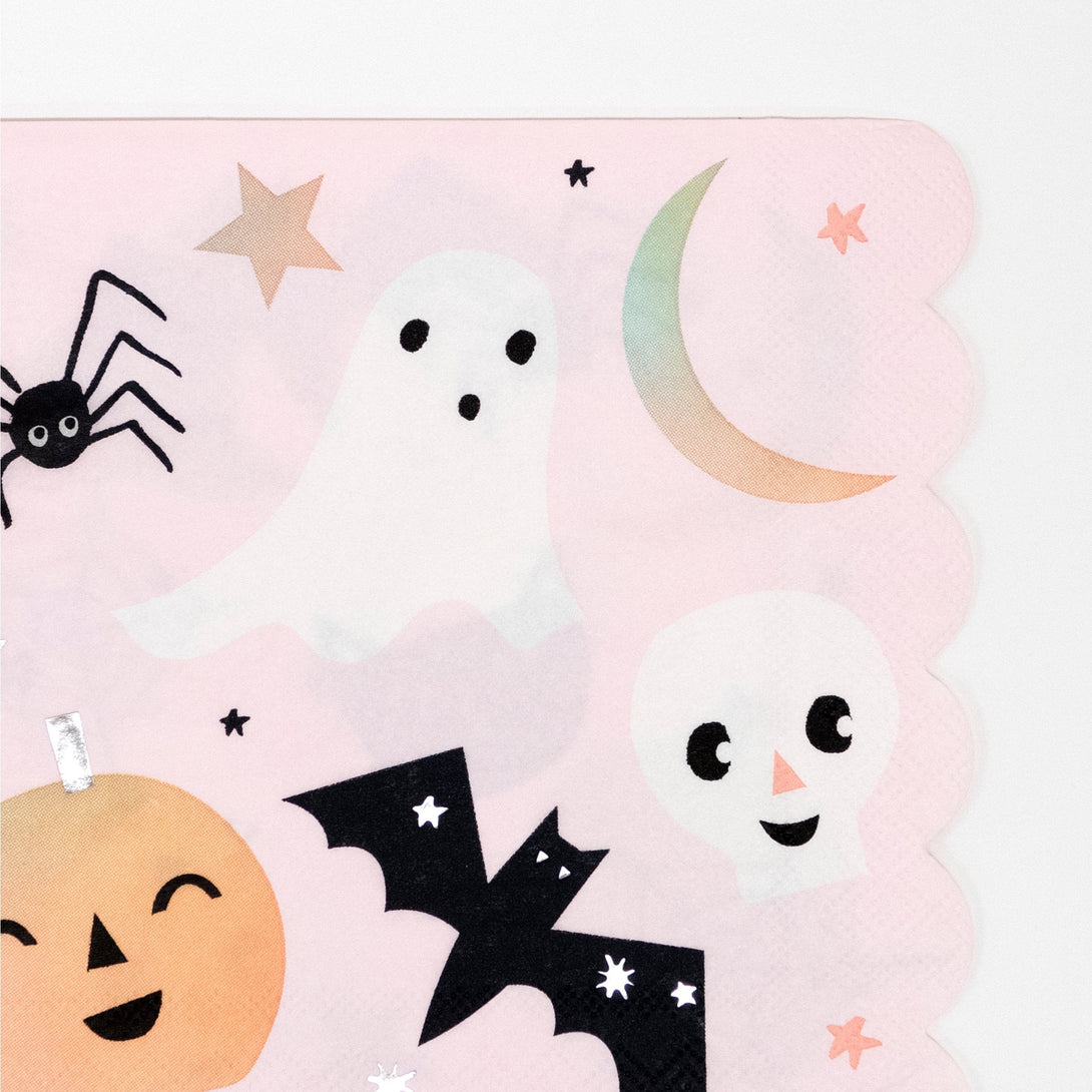 Pastel Halloween Large Napkins