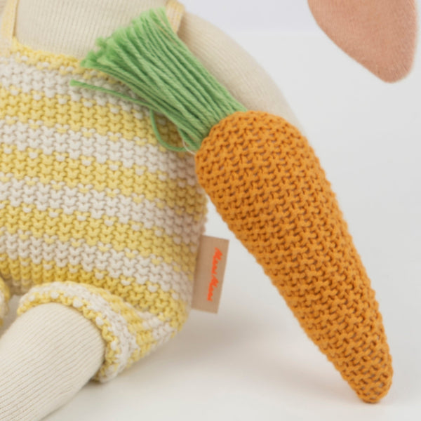 Our Honey bunny fabric toy, made from knitted organic cotton, is a wonderful soft toy for kids. Image6