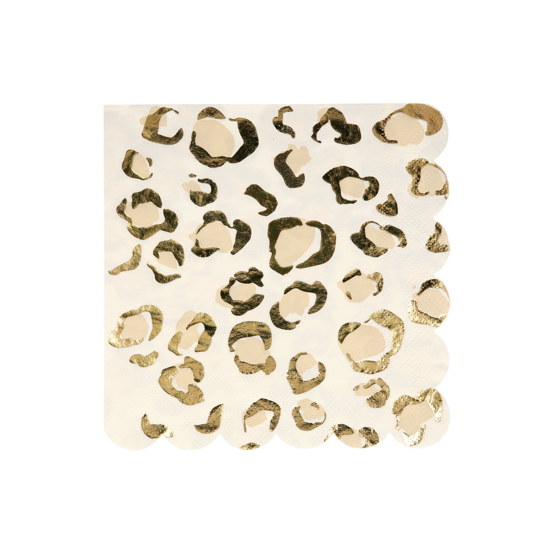 Our large paper napkins, with animal print designs, are ideal for a safari party.