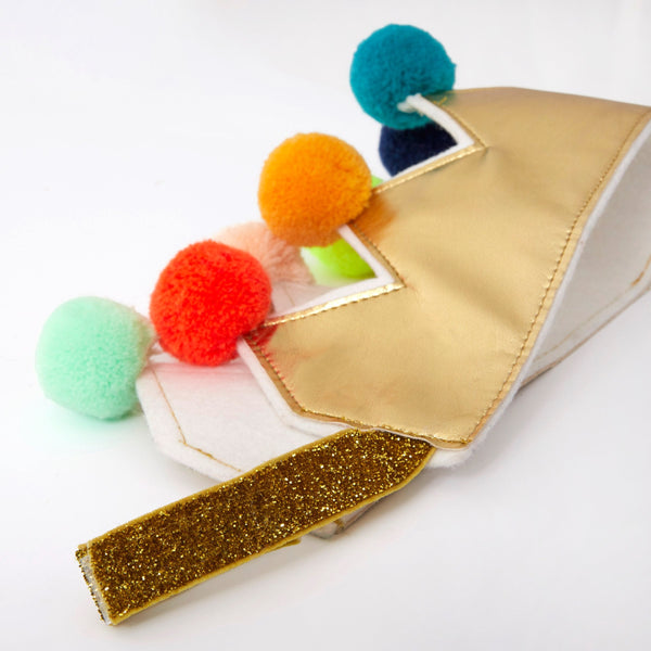 Gold Pompom Crown Image4