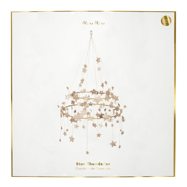 Gold Sparkle Star Chandelier Image5