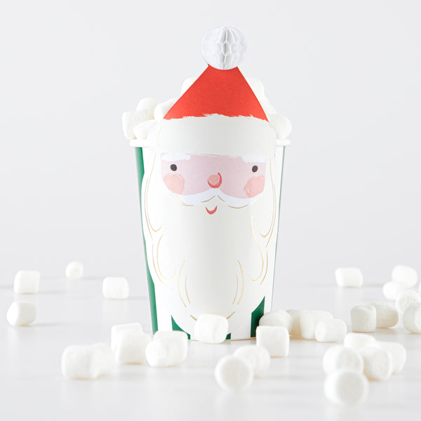 Our party cups, which include a Santa cup and reindeer cups, will make your Christmas drinks look amazing. Image4