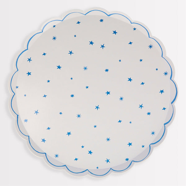 Our star plates, in a set with pink plates, blue plates and mint plates, are the perfect party plates for a kids birthday party. Image5