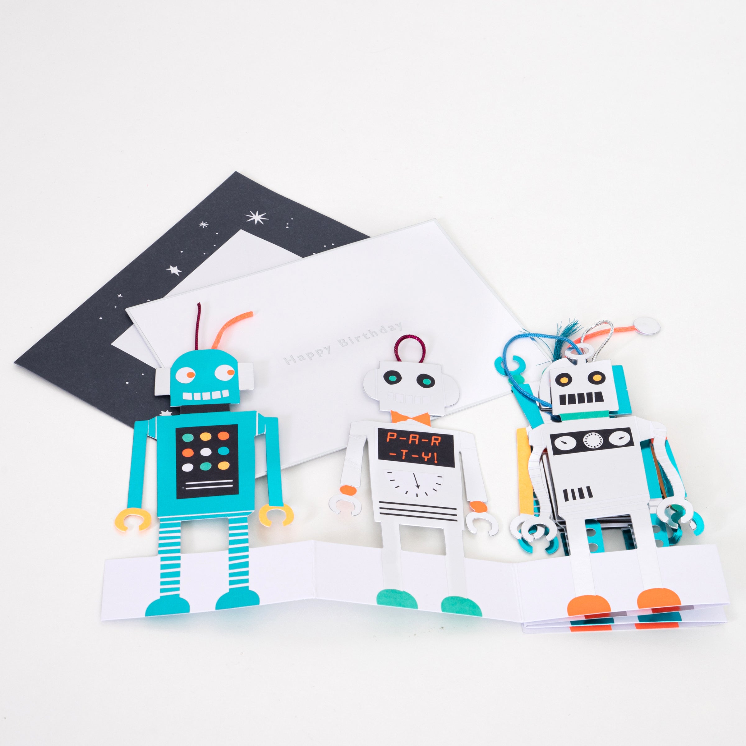 Robots Birthday Card