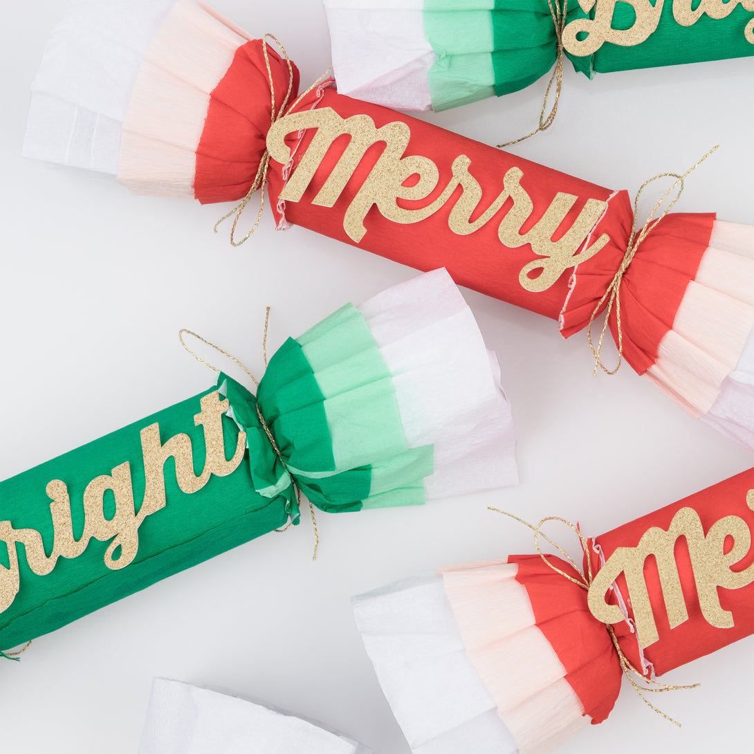 Our party crackers, with on-trend designs, are perfect for a traditional Christmas dinner.