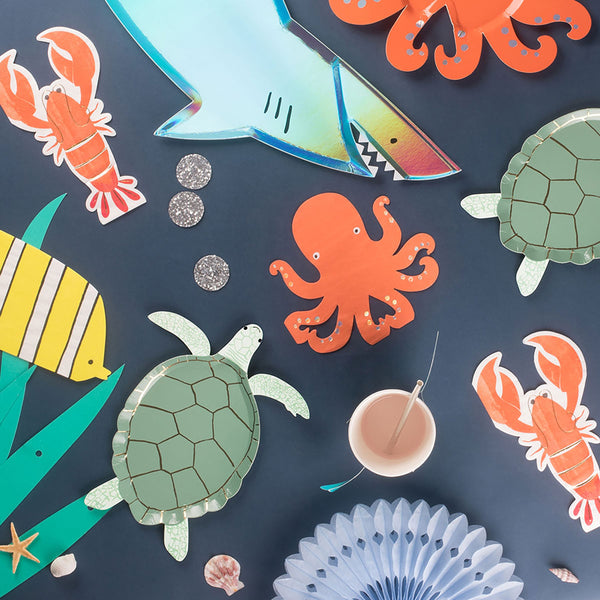 Our paper napkins are the perfect party napkins, featuring a delightful octopus. Image2